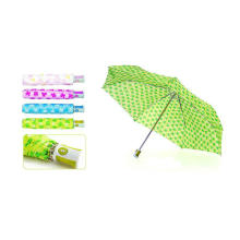 Thin Compact Auto Open&Close Print Umbrella (YS-3FD21083018R)